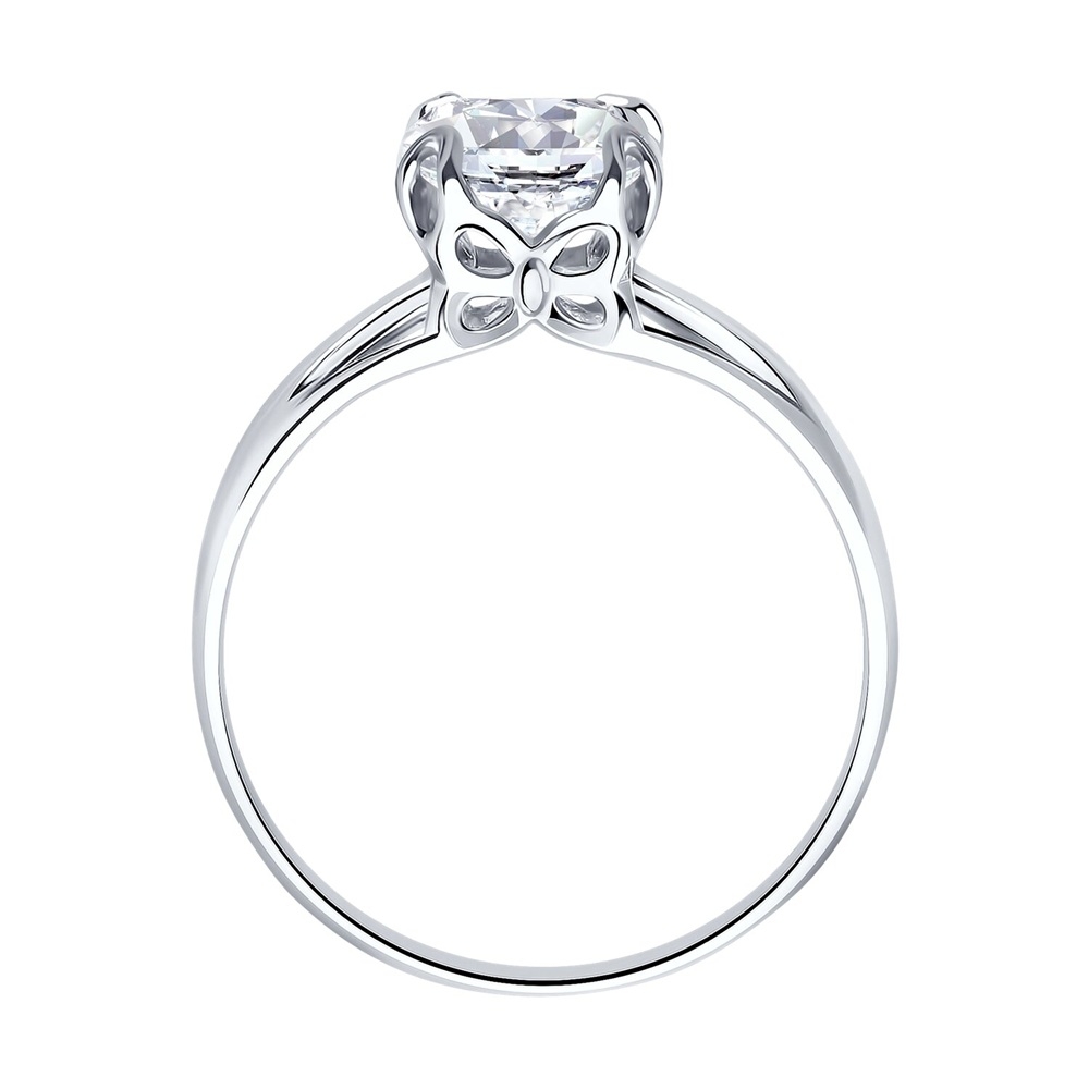 Prsteň z strieborný s kameňmi Kubický zirkón