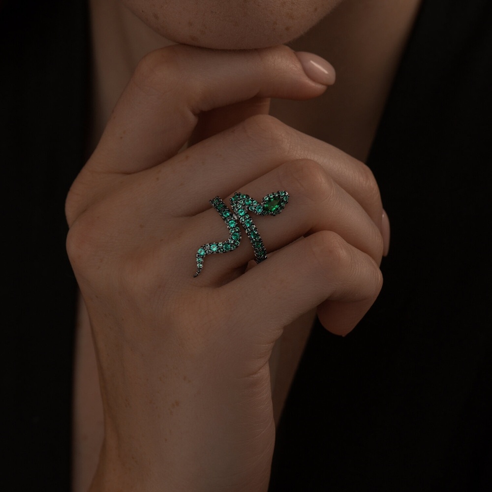 Prsteň  zo striebra s kameňmi Kubický zirkón