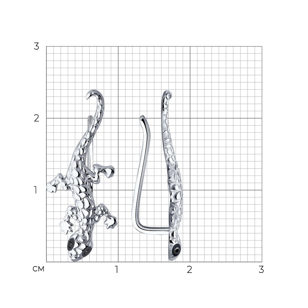 Náušnice  zo striebra s kameňmi Kubický zirkón