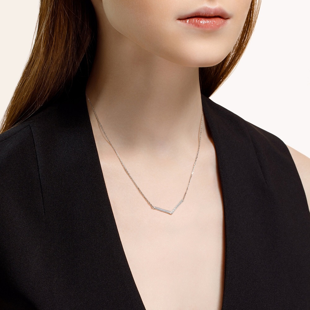 Náhrdelník z strieborný s kameňmi Kubický zirkón