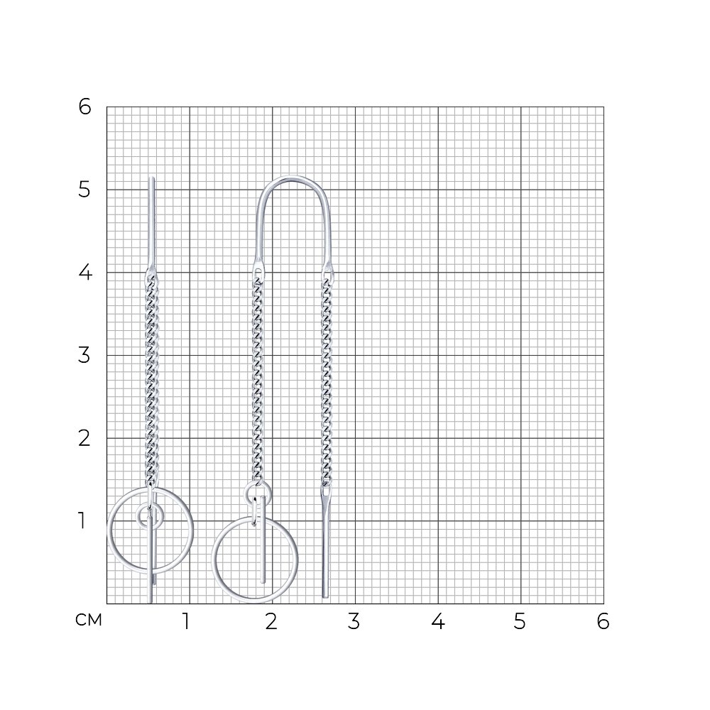 Náušnice z strieborný  bez kamienkov