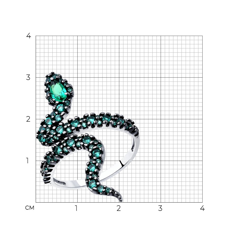 Prsteň  zo striebra s kameňmi Kubický zirkón
