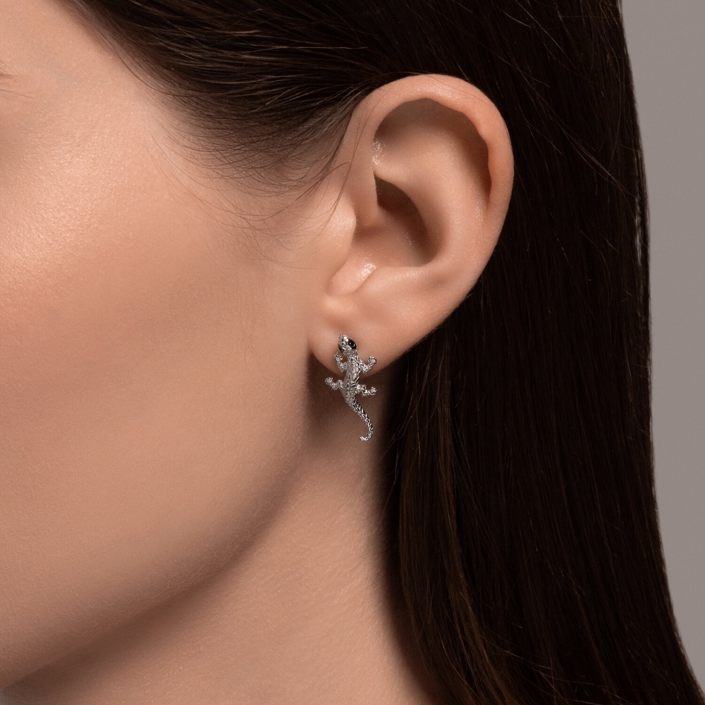 Náušnice  zo striebra s kameňmi Kubický zirkón