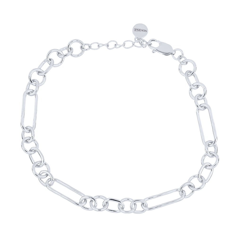 Náramok zo striebra s kameňmi Opál (syntetický)