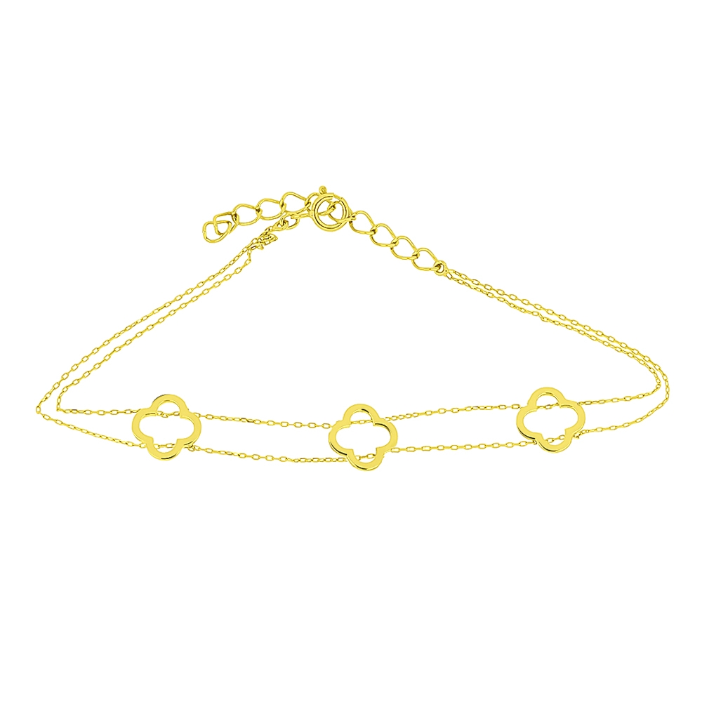 Náramok z bieleho a zo žltého zlata