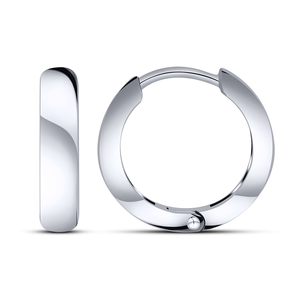 Náušnice z bieleho zlata