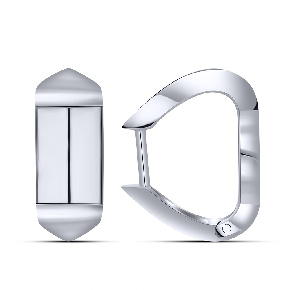 Náušnice z bieleho zlata