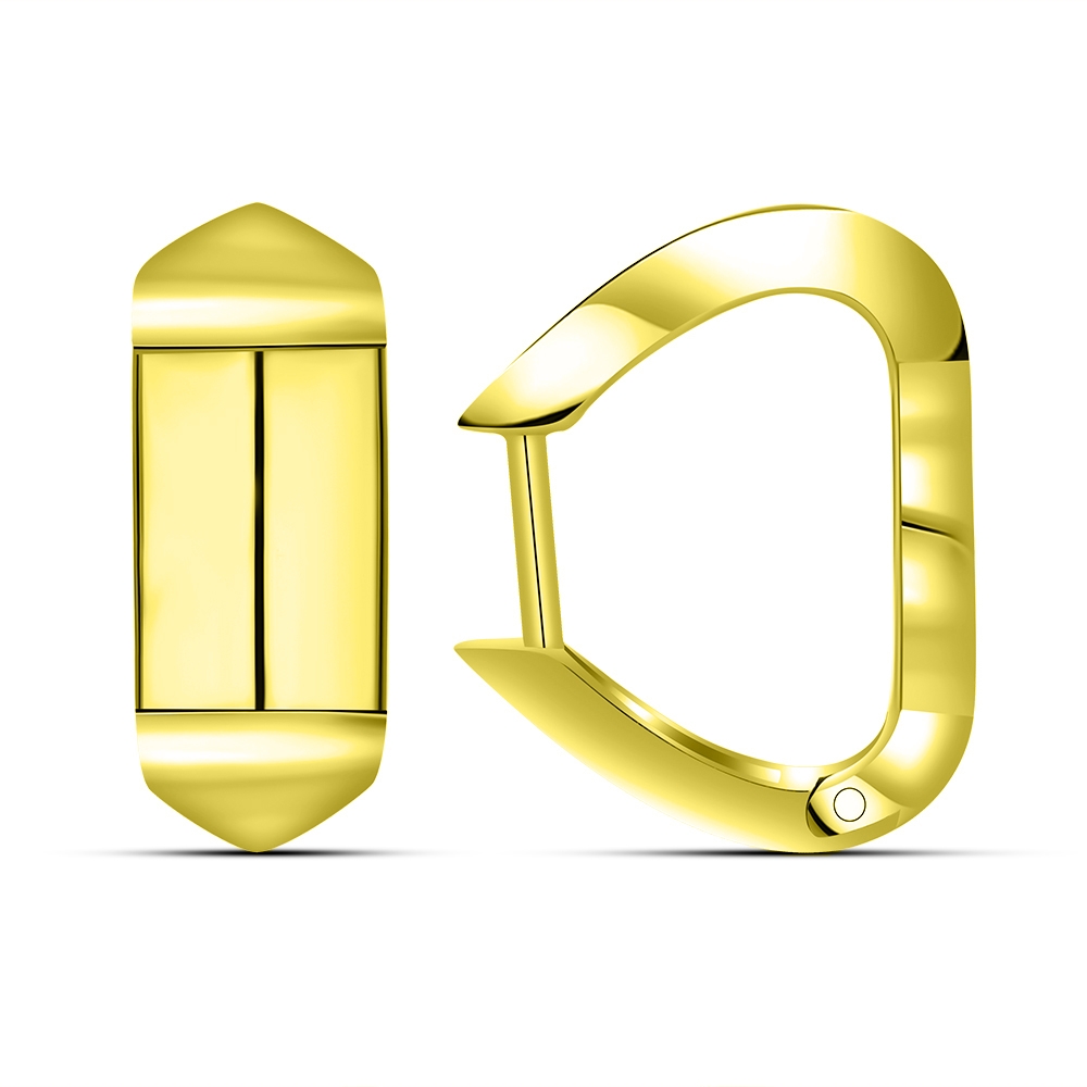 Náušnice zo žltého zlata