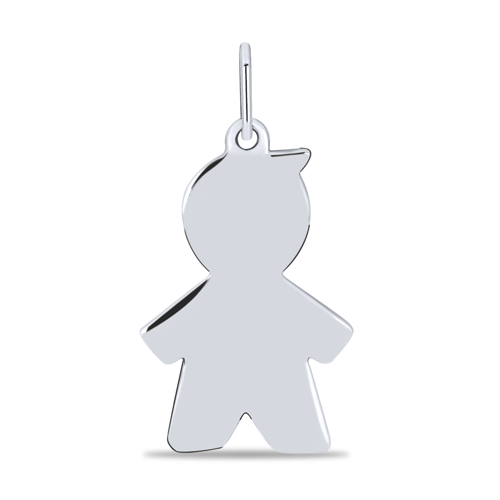 Prívesok z bieleho zlata