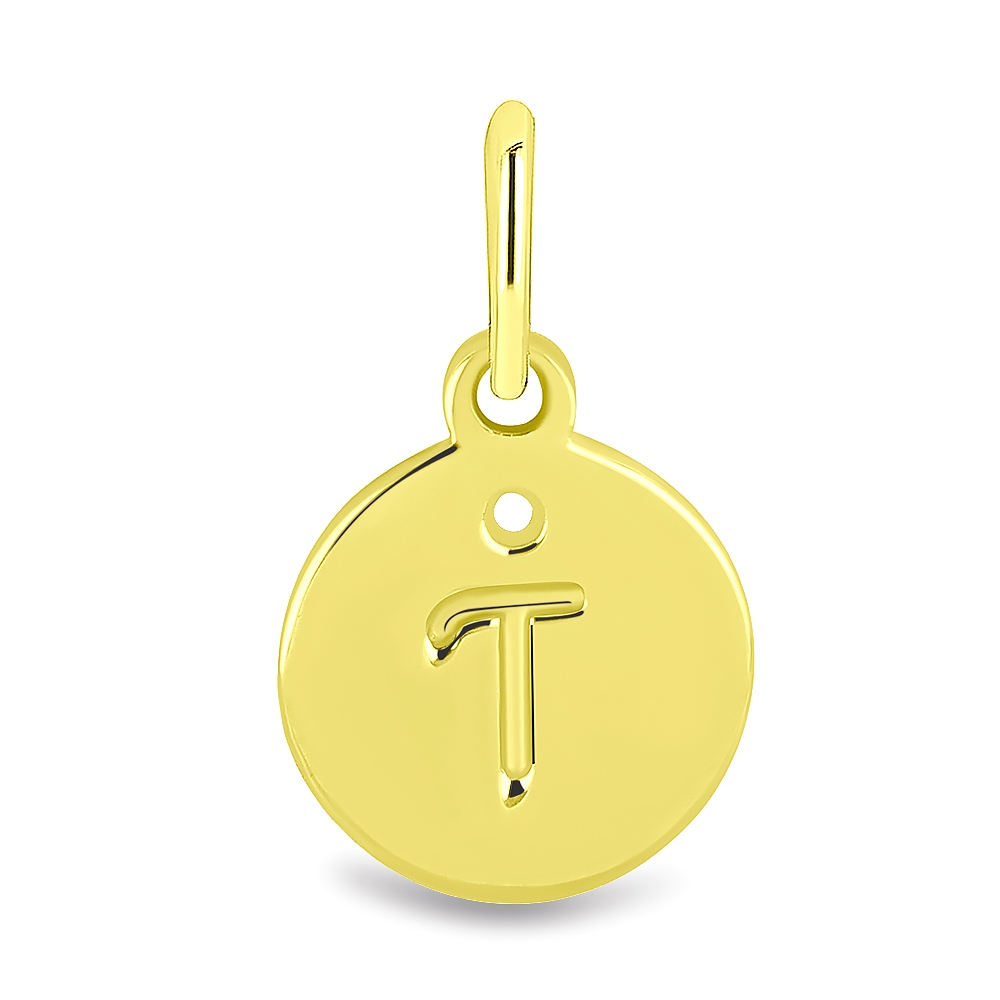 Prívesok zo žltého zlata s kameňmi SYN ZIRKÓN 5A- BIELY