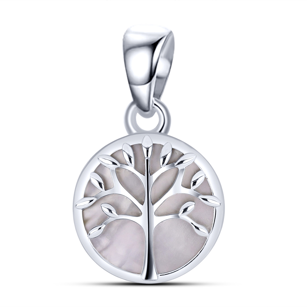 Prívesok  zo striebra s kameňmi PERLEŤ