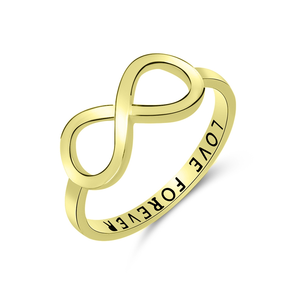 Prsteň z zlata žltá bez kamienkov