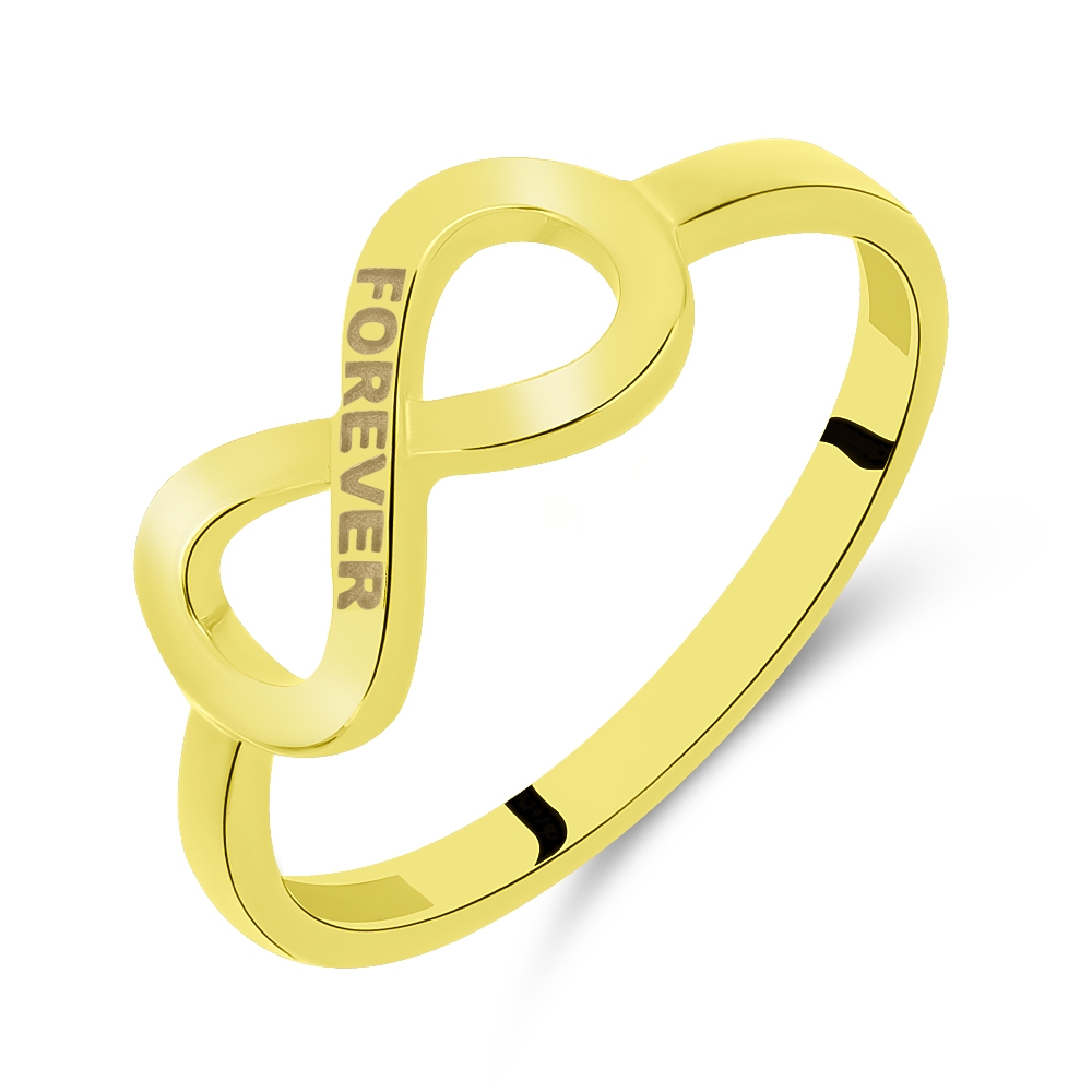 Prsteň zo žltého zlata