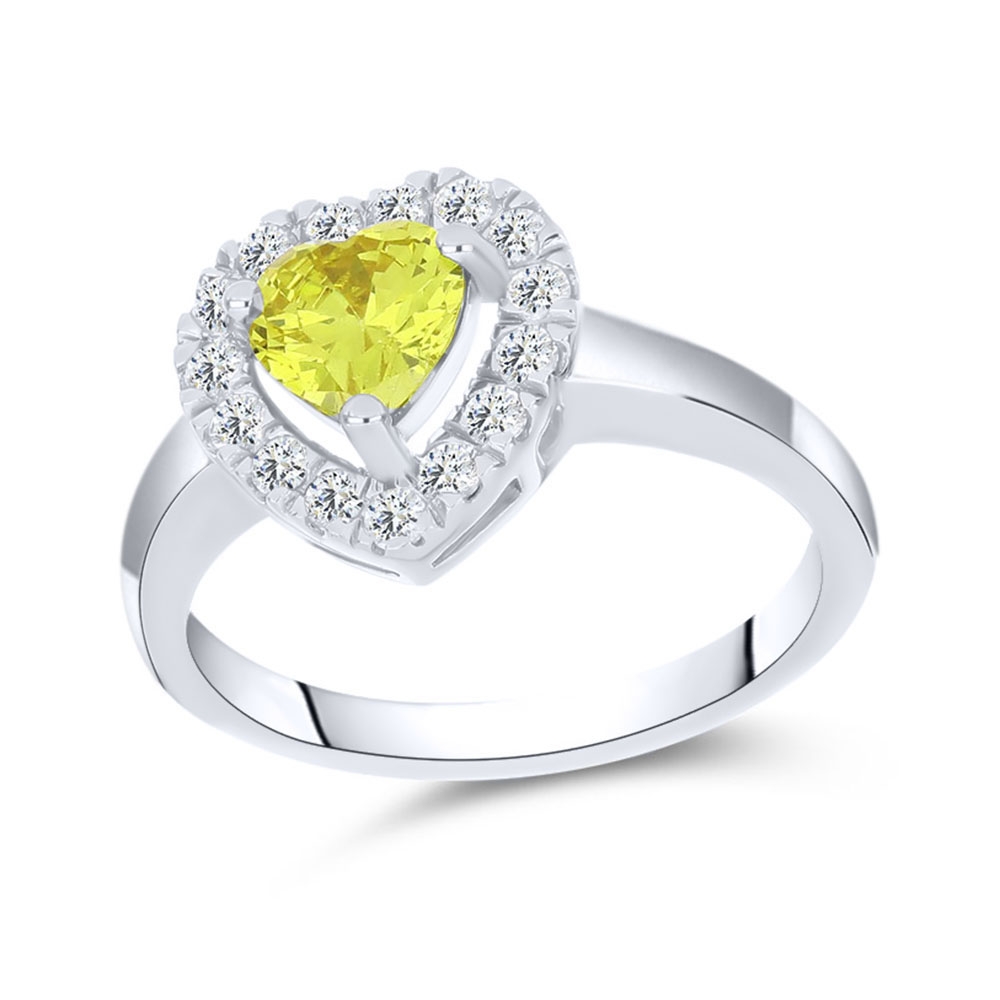 Prsteň  zo striebra s kameňmi , SYN ZIRKÓN 5A- BIELY