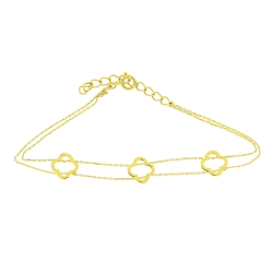 Náramok z bieleho a zo žltého zlata