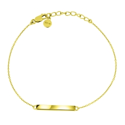 Náramok zo žltého zlata