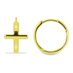 Náušnice zo žltého zlata