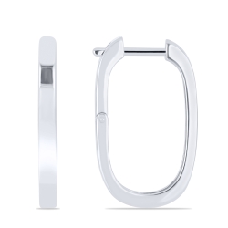 Náušnice z bieleho zlata