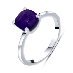 Prsteň  zo striebra s kameňmi AFRICKÝ AMETYST